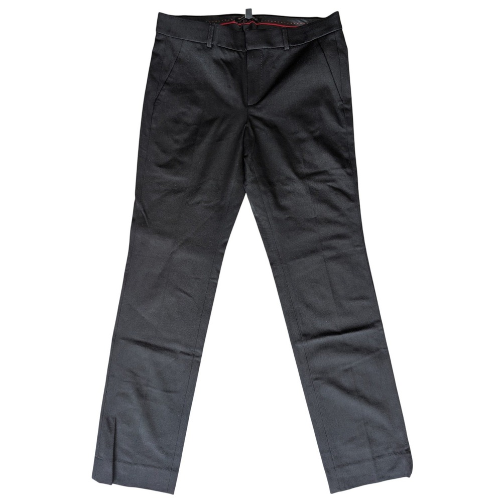 Banana Republic Size 6 Black Straight Leg Dress Pants Office‎ Wear